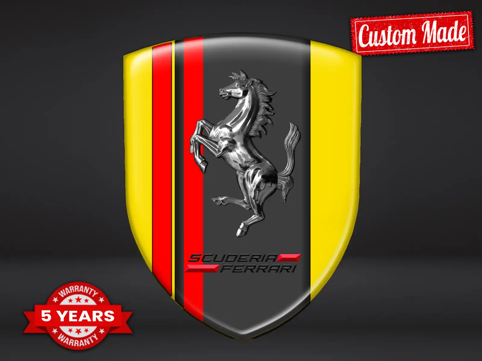Ferrari Self Adhesive Label Durable Universal High Quality